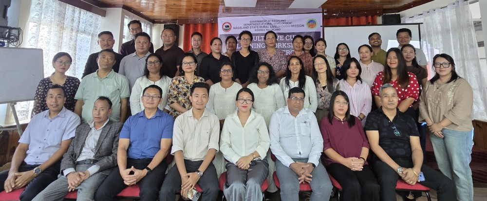 Participants of the Inter-department Consultative and Planning Workshop at Red Cross Conference Hall, Kohima on July 15.