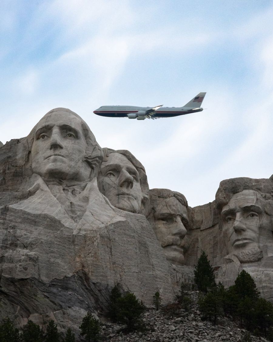 Trump honours Rushmore's four Presidents during 250 years of independence speech. (IANS Photo)