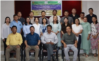 Officials and participants during the five-day SAMETI training programme on at Medziphema, held from July 6 to 10.