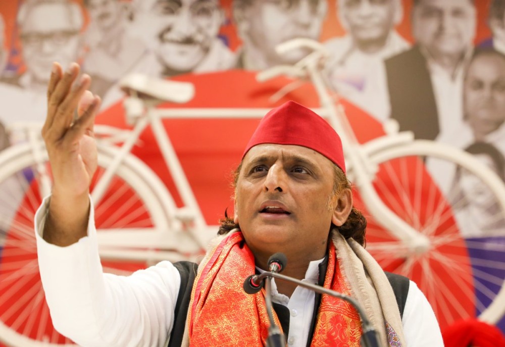 Lucknow: Samajwadi Party President Akhilesh Yadav addresses a press conference at the party office in Lucknow, Uttar Pradesh, on Thursday, July 2, 2026. (Photo: IANS)