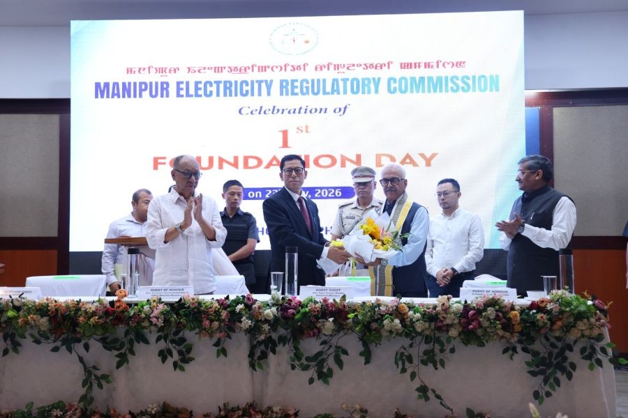 Power sector faces new challenges amid rising demand, says Manipur CM (Photo: Manipur CMO)