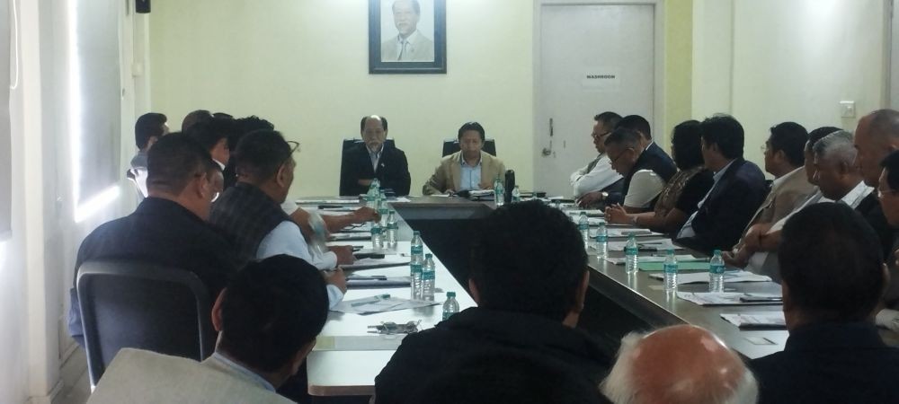 NPF held a consultative meeting of its legislators at the Central Party Office in Kohma, chaired by party president and Chief Minister Dr Neiphiu Rio on July 22.