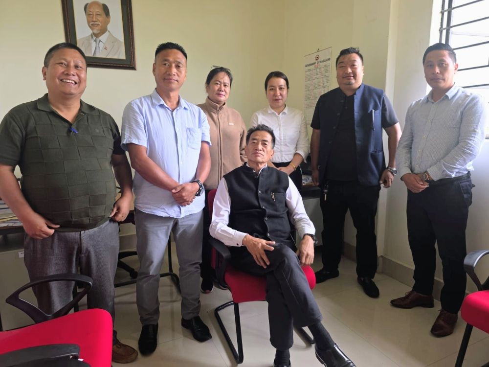 Members of NPF Legal Cell during a consultative meeting held at the party’s central office in Kohima on July 22. (Photo Courtesy:  NPF Legal Cell)