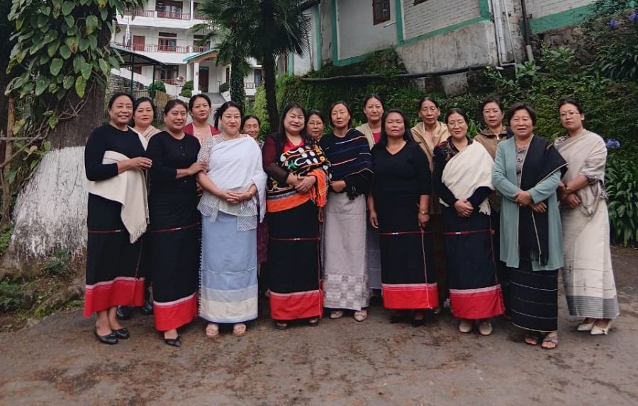 CMA officials during an emergency meeting held at Pfutsero in Phek district on July 18.