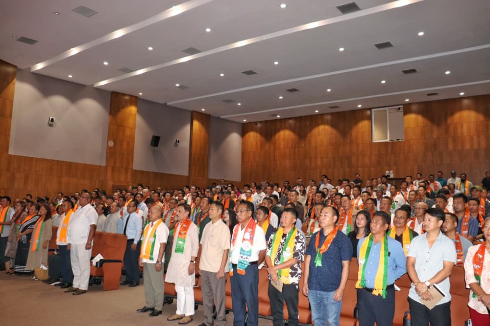 Dignitaries and others during state organizational workshop in Dimapur.