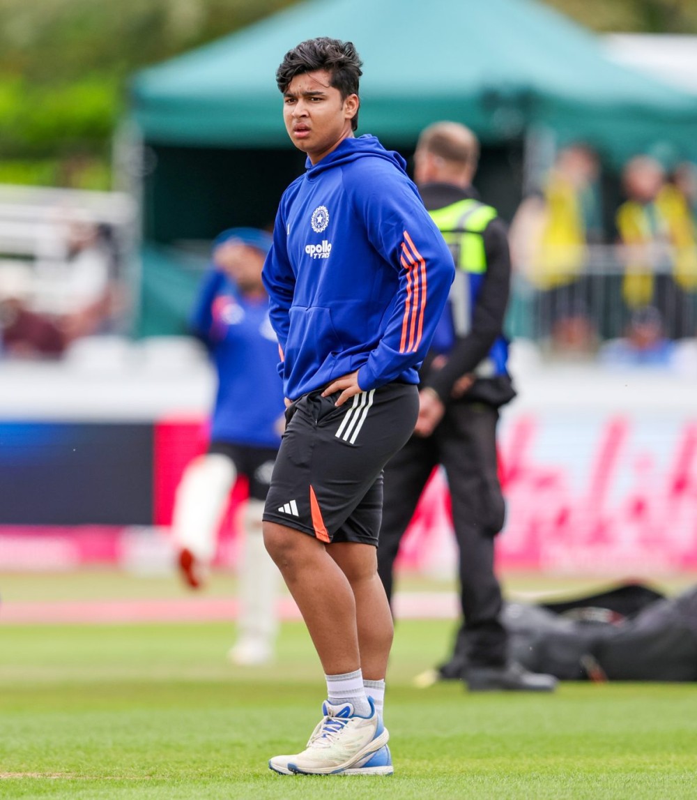 Chester-le-Street: India's Vaibhav Sooryavanshi during a warm-up session ahead of the first T20I match between India and England at the Riverside Ground in Chester-le-Street on Wednesday, July 1, 2026. (Photo: IANS)