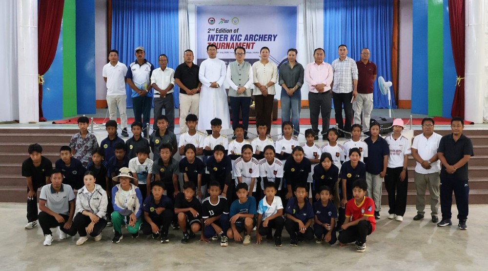 Hiazu Meru, Kethosituo Sekhose and others during 2nd Edition of the Inter Khelo India Centre on July 9.