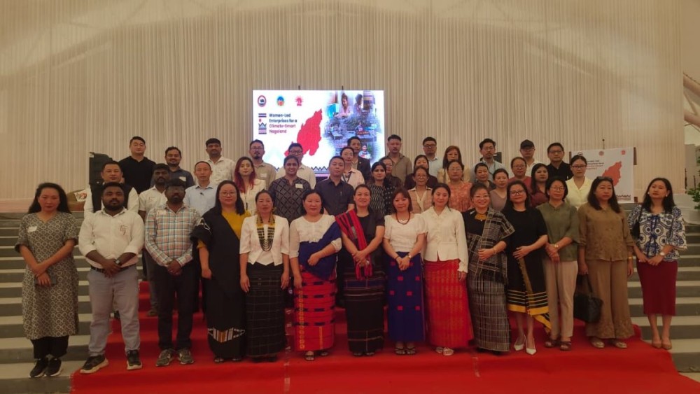 Organizers with stakeholders during the Trade Facilitation Fair in Kohima on July 3. (Morung Photo)