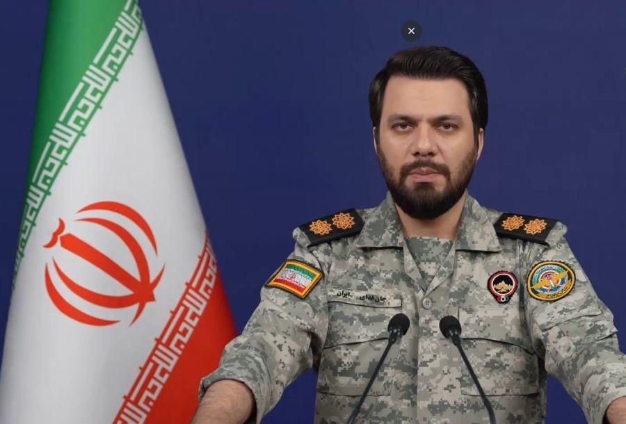 Ebrahim Zolfaghari, Spokesperson, Khatam al-Anbiya Central Headquarters (Video grab courtesy: Sepah News)