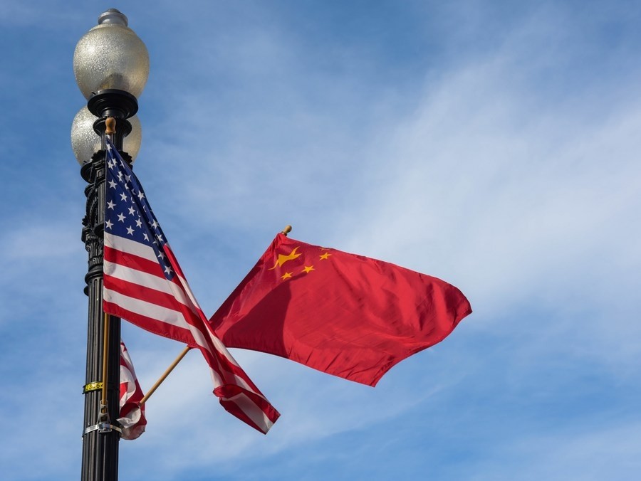 China and us flag.. (IANS File Photo)