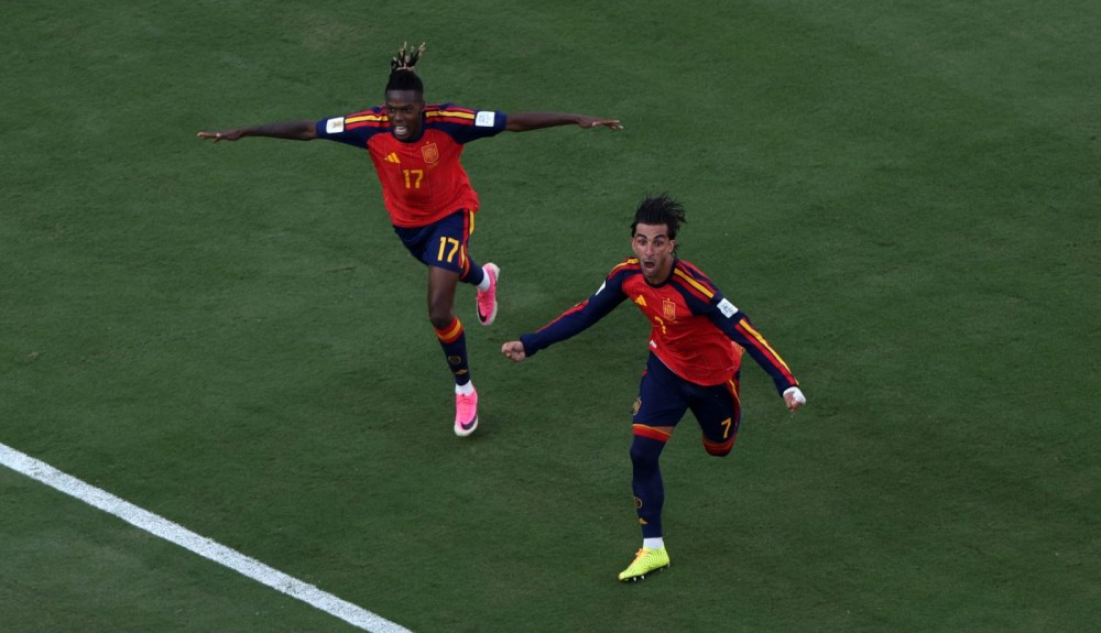 New Jersey: Ferran Torres of Spain celebrates scoring during the final match between Spain and Argentina at the 2026 FIFA World Cup at the New York-New Jersey Stadium, the United States, July 19, 2026. (Photo: Xinhua via IANS)
