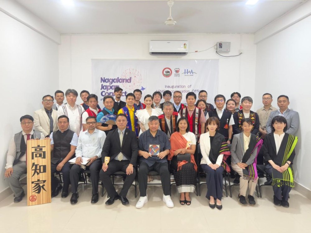 Representative from Japan and Nagaland and others during the commencement of Nagaland-Japan Connect 2.0 commenced at the ARMS Incorporation Centre, Chümoukedima, on July 21. (Photo Courtesy: IDAN)