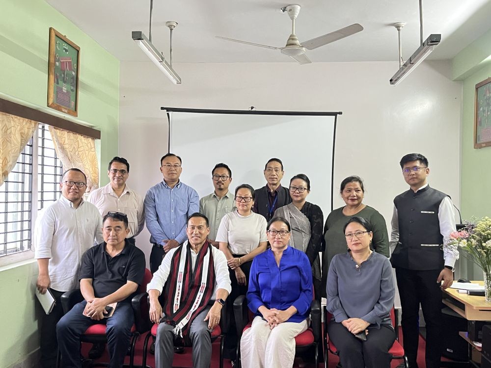 Officials during the 2nd IMPCC meeting held in Kohima on July 13. (Photo Courtesy: PIB Kohima)