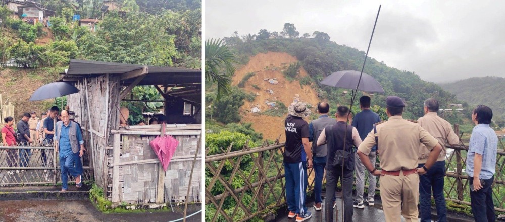 Chief Minister Dr Neiphiu Rio visited the affected area and announced immediate relief measures in Mon on July 20.