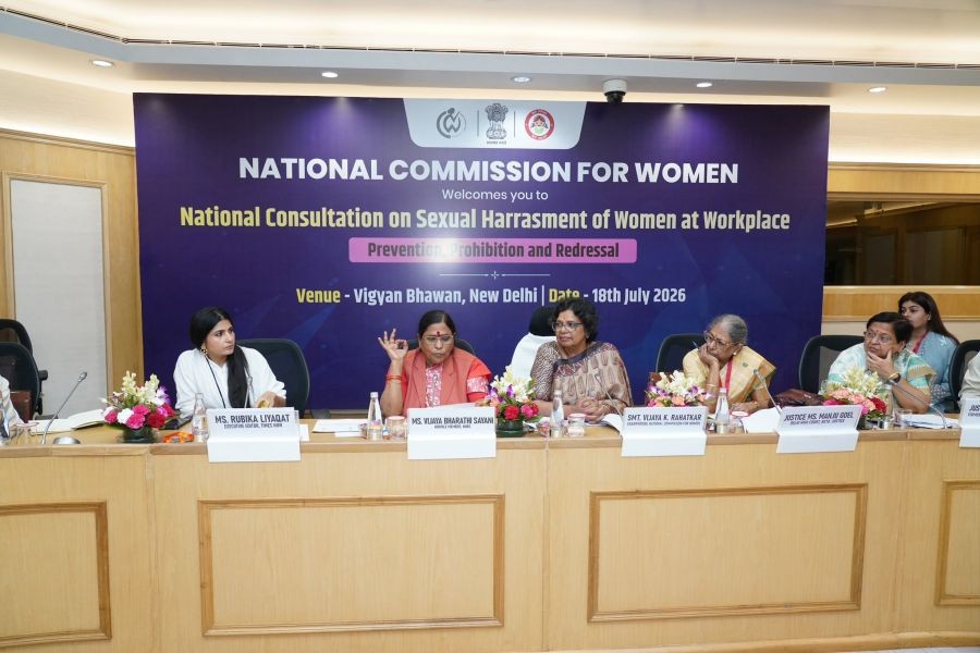 NCW consultation discusses digital harassment, protection for gig workers. (IANS Photo)