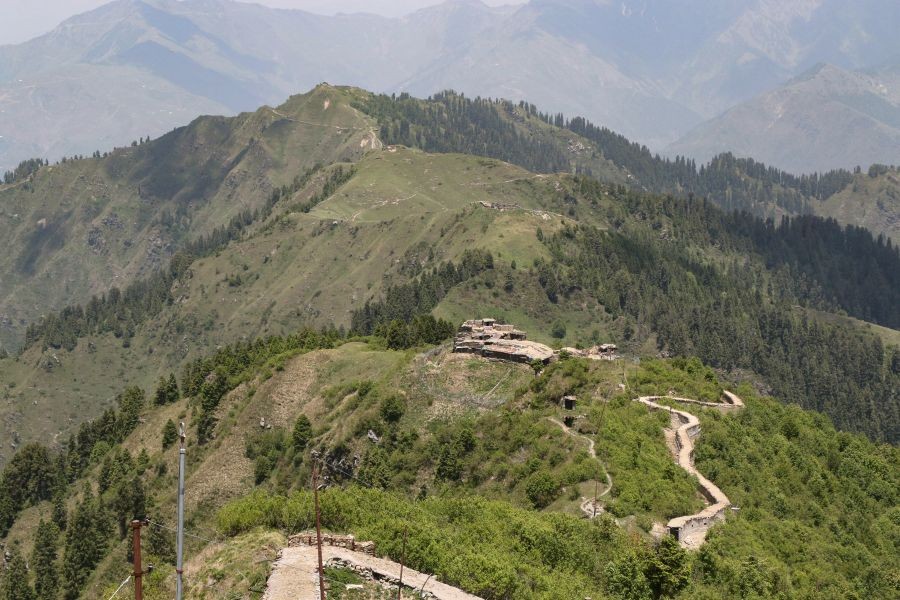 A view of a Pakistani post across the LOC destroyed by the Indian Army during Operation Sindoor, in Poonch on May 20, 2025. (IANS File Photo)