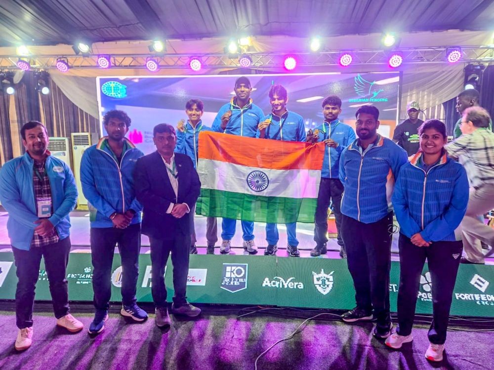 India claim five medals on Day 3 of Commonwealth Fencing C’ship, overall tally reaches 29. (IANS Photo)