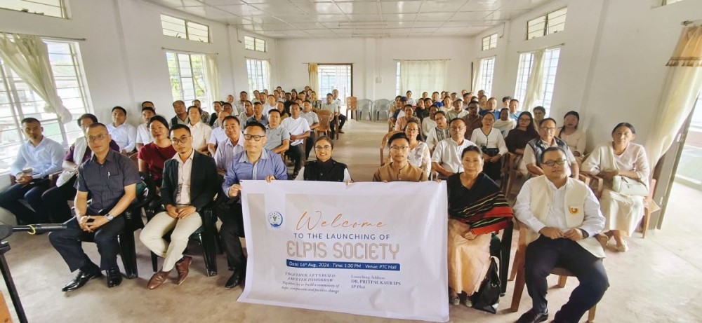 Phek SP Dr Pritpal Kaur and others during the launch of the Elpis Society in Phek on August 16.