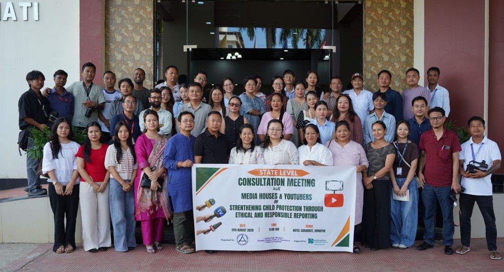 Participants during the State Level Consultation Meeting with Media Houses & YouTubers, organised by Prodigals’ Home at Hotel Saramati, Dimapur on August 11. (Morung Photo)