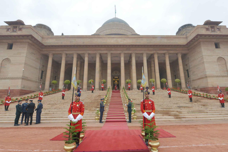 Rashtrapati Bhavan does a U-turn after cancelling change of guard ceremony tomorrow (Photo: Rashtrapati Bhavan)