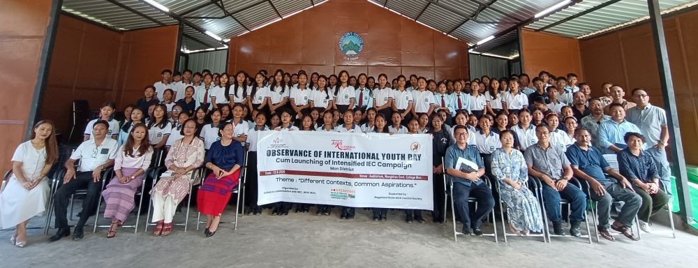 Attendees during the observance of International Youth Day 2026 at the Wangkhao Government College auditorium on August 12. (Photo Courtesy: NHM Mon)