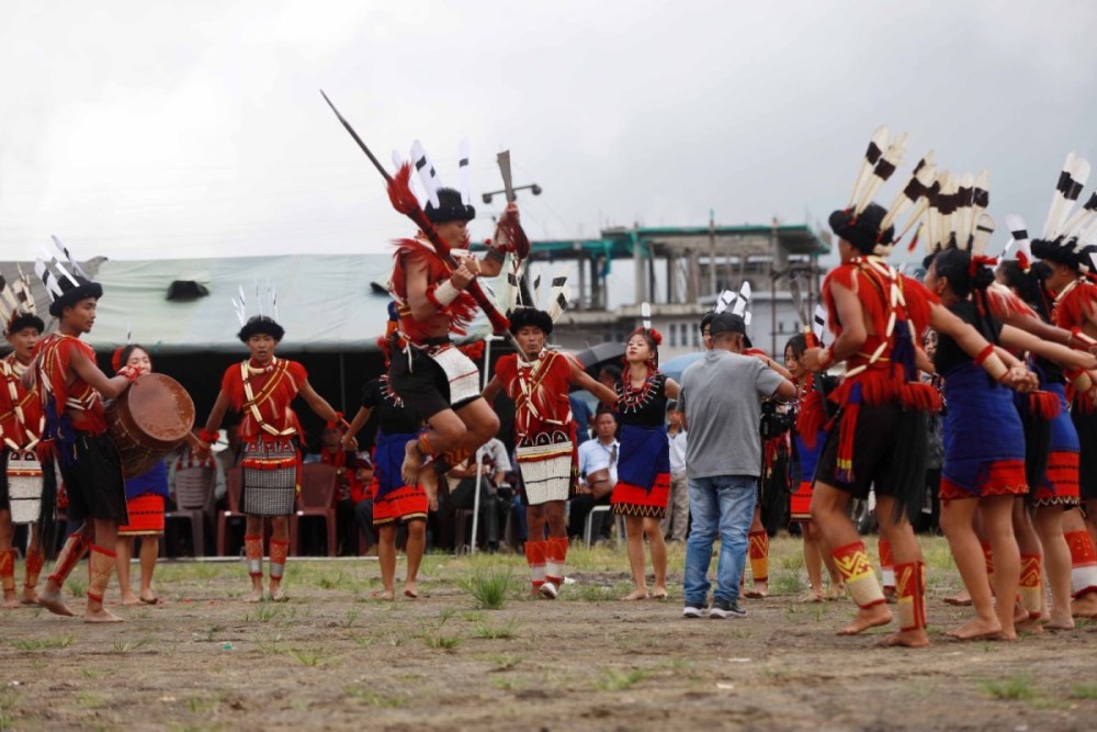 A glimpse of the Tsüngremmung 2026 celebration organised by Ao Senden at Imkongmeren Sports Complex in Mokokchung on August 1.