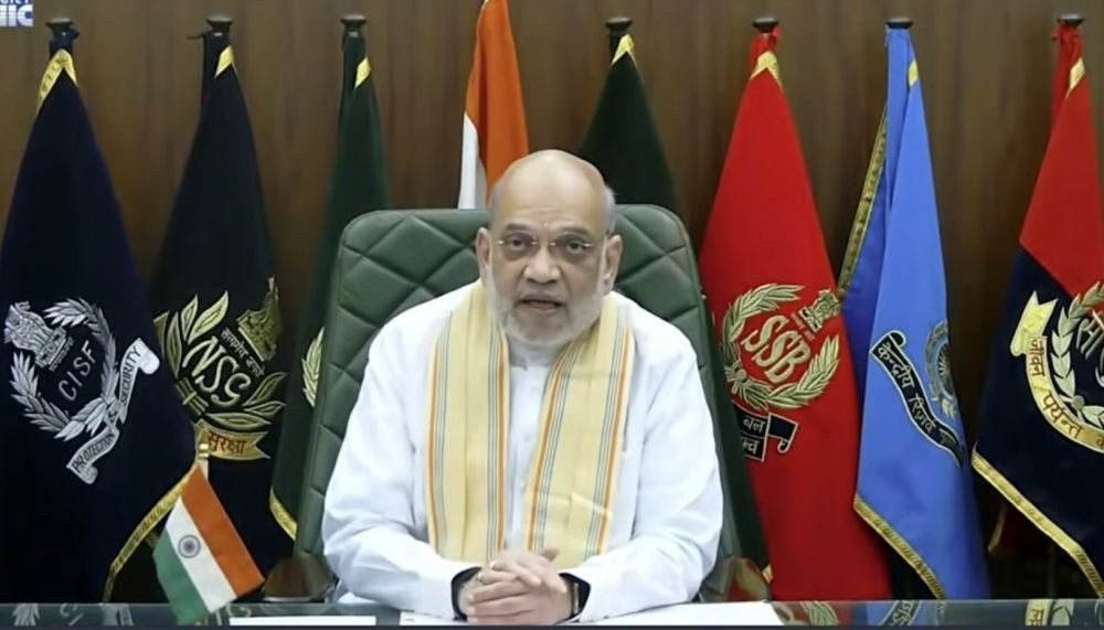 HM Amit Shah launches 'Gramin Gyan Setu' to connect rural libraries with 2.8 lakh books. (IANS Photo)
