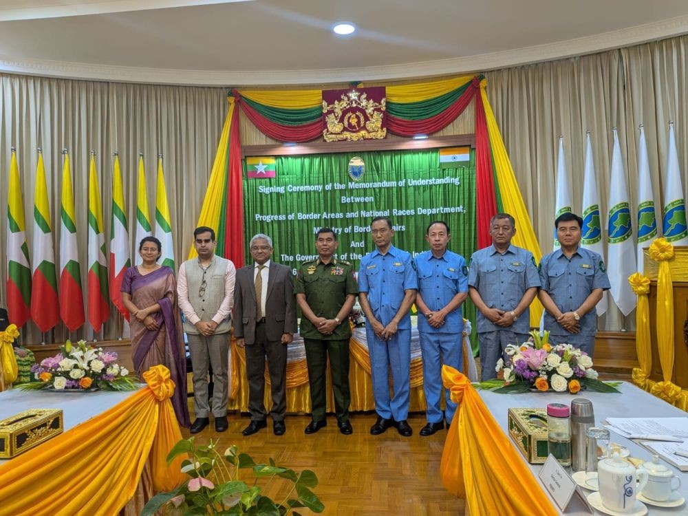 From hospitals to schools, India continues to back development projects in Myanmar. (Image courtesy: X/@IndiainMyanmar)