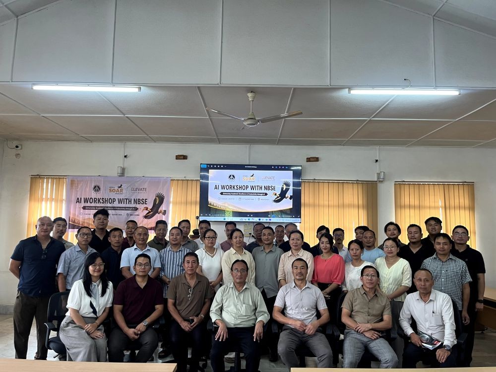 Participants during the workshop on the practical use of Artificial Intelligence held at the NBSE office on August 11.