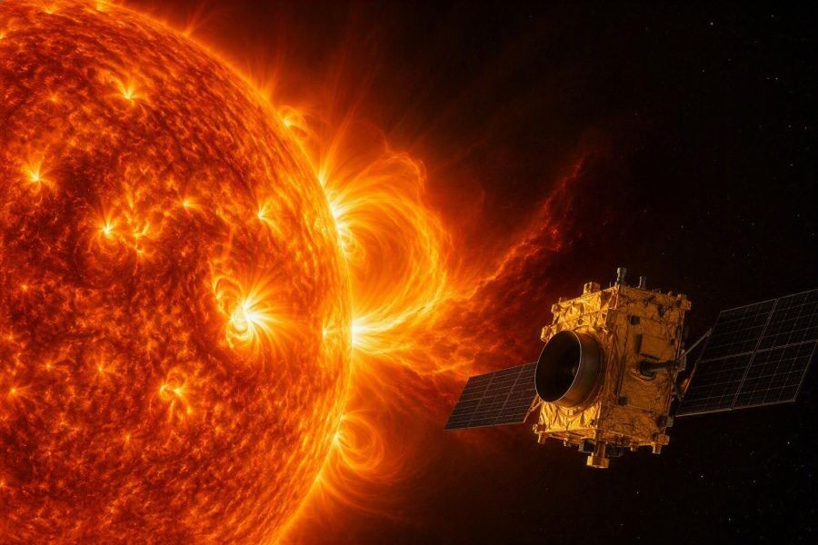 Aditya-L1 findings offer fresh clues to Sun's super-heated corona: Indian scientists (AI image/IANS)