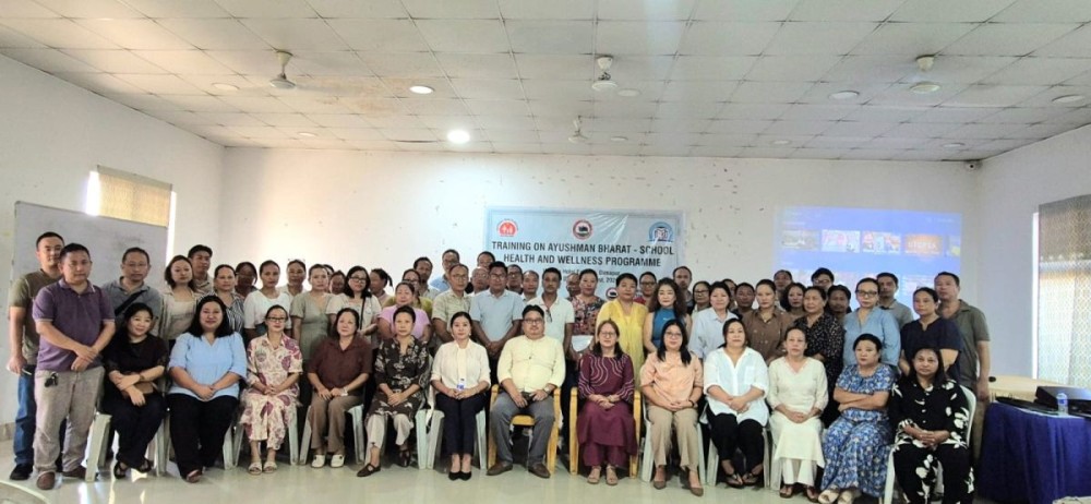 Officials along with the participants during conclusion of the orientation training programme held at Hotel East Inn, Dimapur on August 12.