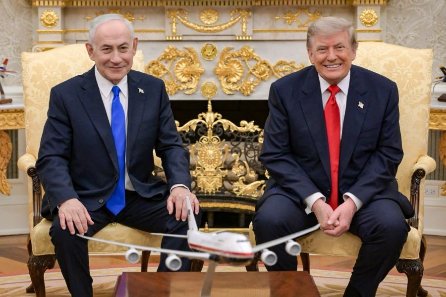 Israeli Prime Minister Benjamin Netanyahu meets US President Donald Trump at the White House in Washington, D.C., on July 28, 2026. (IANS/X/@netanyahu File Photo)