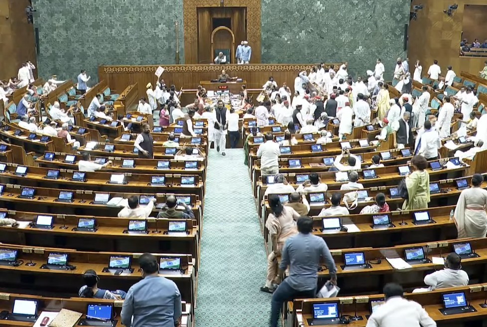 Mines and Minerals Amendment Bill passed in LS without debate, House adjourned for the day. (Photo source: Sansad TV YouTube grab)