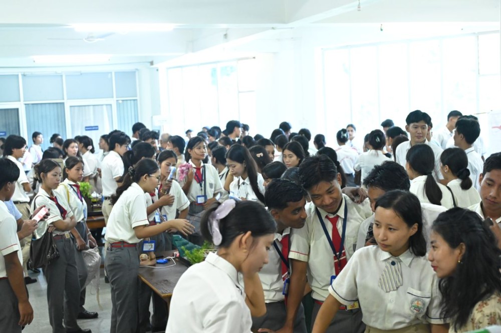 Students partake in the event during the Science Exhibition 2026 held at the Bundrock-Chapel Auditorium on August 29. (Photo Courtesy: PCC, Mass Comm)