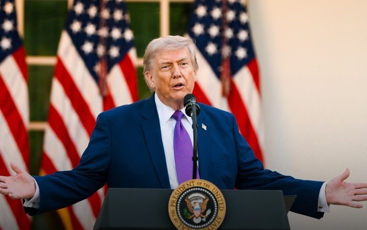 Trump says he would ‘love to run’ for another term in 2028 despite legal hurdle. (X/@WhiteHouse/IANS Photo)