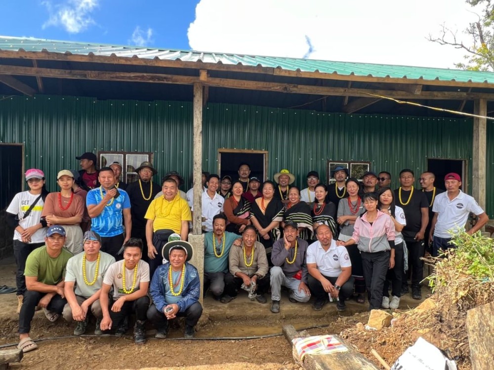 Southern Angami Youth Organisation inaugurated ‘SAYO Ki’ at Dzükou Valley on September 26.