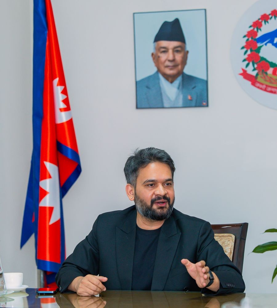 Nepal's Prime Minister Balendra Shah holds discussions with leaders of various political parties representing the Madhesh region at the Office of the Prime Minister and Council of Ministers in Kathmandu on July 31, 2026. (Photo: IANS/Nepal PMO)
