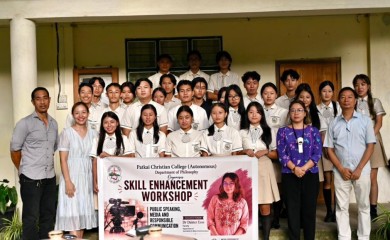 Patkai Christian College holds workshop on public speaking, media