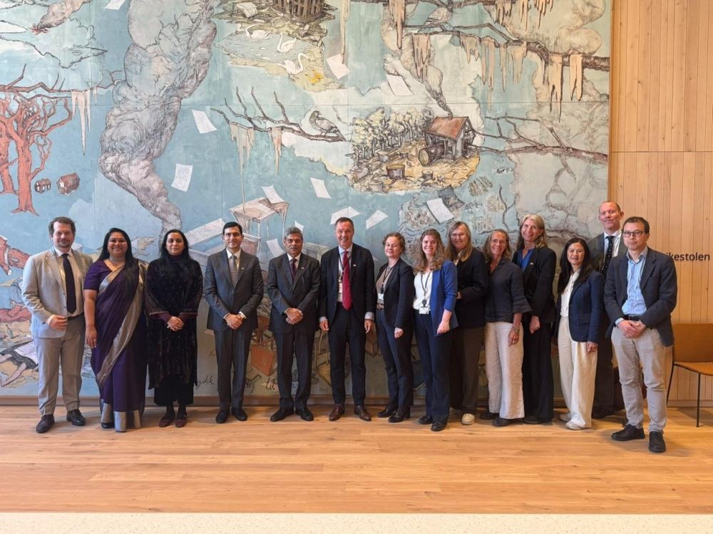 India and Norway hold the 12th Meeting of the Joint Working Group on Environment in Oslo (Image Credit: X/@IndiainNorway)