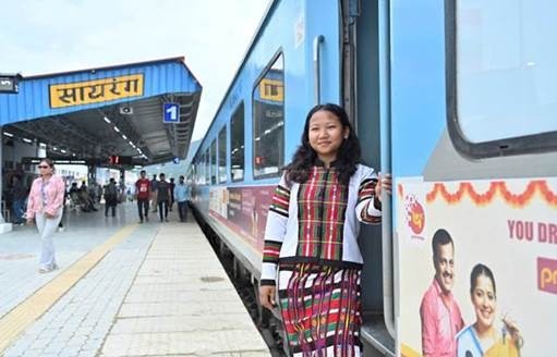 A year after PM Modi inaugurated Bairabi-Sairang railway line, Mizoram celebrates the logistics identity. (IANS File Photo)