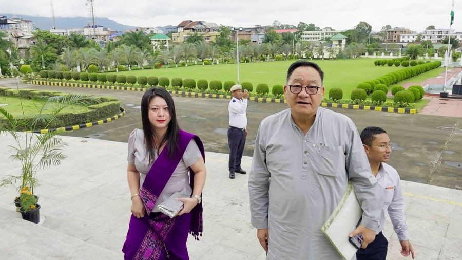 Kuki-Zo MLAs attend Manipur Assembly session for first time in three years after conflict. (Photo source: Manipur Assembly officials)