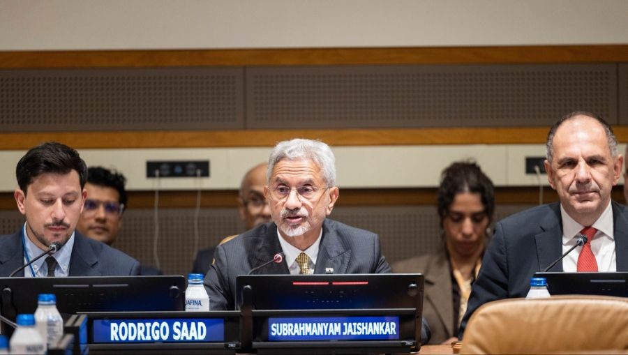 EAM Jaishankar calls for harnessing AI potential, mitigating emerging risks. (Photo: X/@DrSJaishankar)