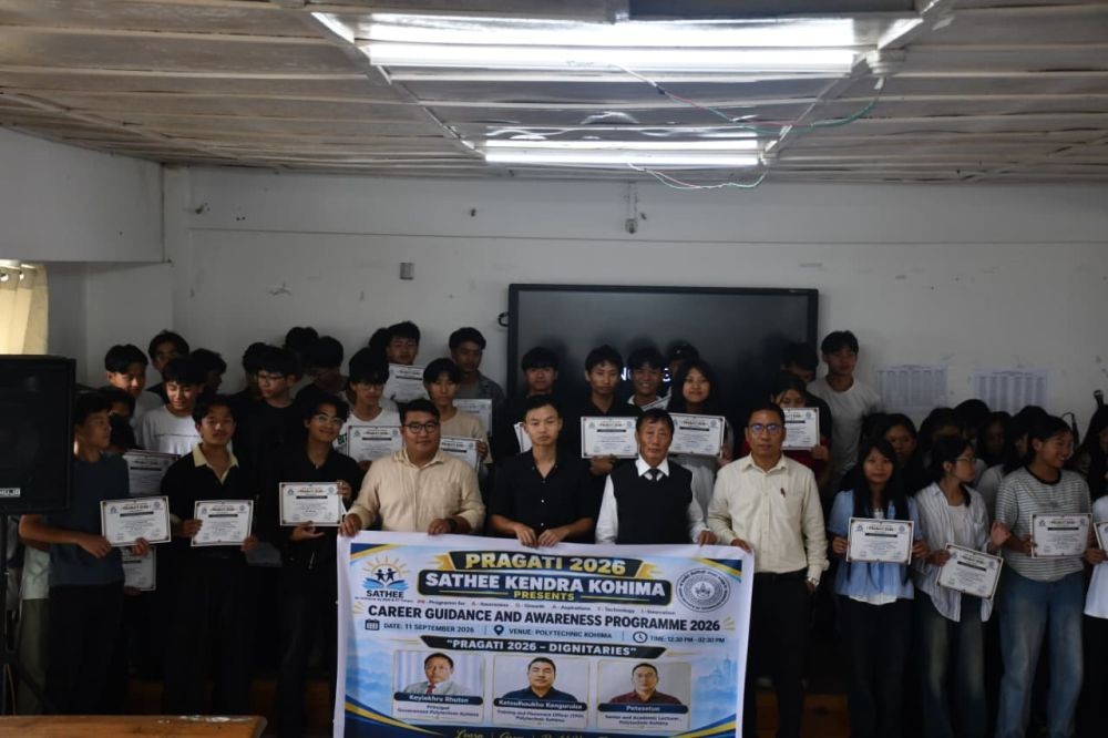 Officials and participants at the career counseling session in Government Polytechnic Kohima on September 12. (Photo Courtesy: Pukivi Muru)