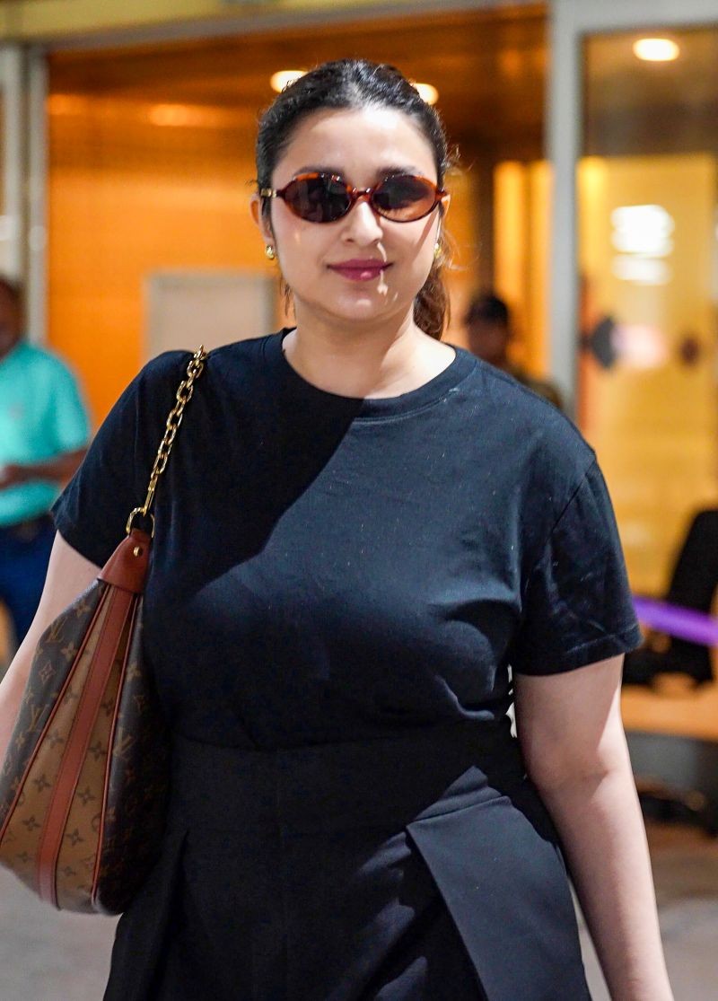 Mumbai: Actress Parineeti Chopra arrives at the airport in Mumbai on Tuesday, July 14, 2026. (Photo: IANS)