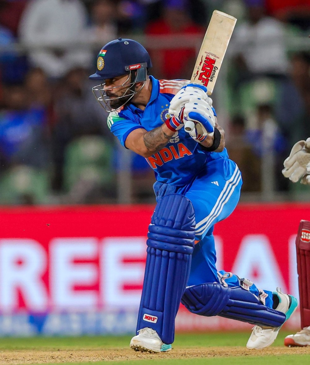1st ODI: Kohli's masterclass helps India secure a clinical eight-wicket win over WI