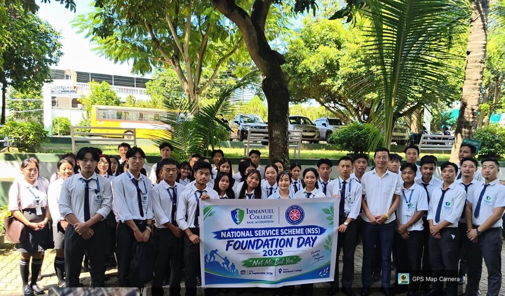 NSS Unit of Immanuel College, Dimapur, observed the 57th Foundation Day of the National Service Scheme on September 24. (Photo Courtesy: Media Cell, IMC)