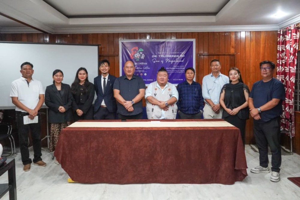 Documentary on Dr Talimeren Ao titled “Son of Nagaland” was released in Kohima on September 24. (Photo Courtesy: Media Team, Dr T Ao Trophy 2026)