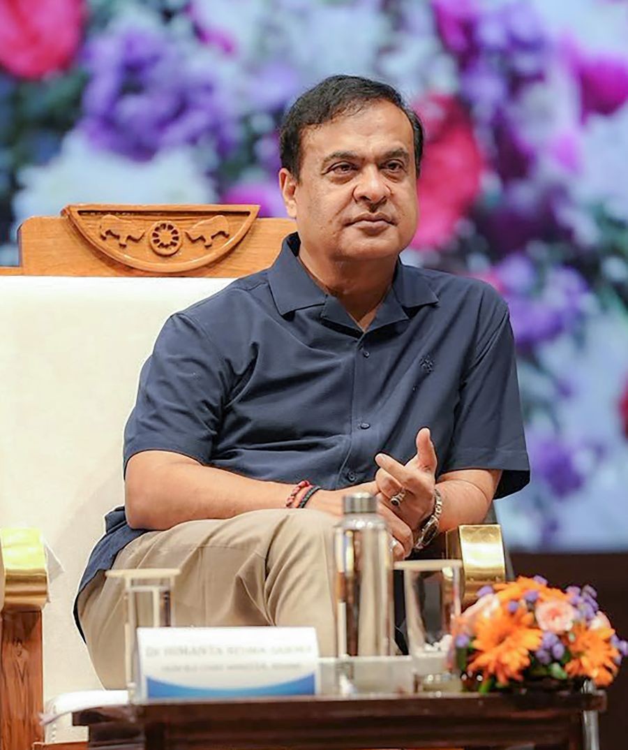 Assam Chief Minister Himanta Biswa Sarma during an event to distribute financial assistance to youth under the Chief Minister’s Atmanirbhar Asom Abhijan (CMAAA) 1.0 and 2.0 in Guwahati, Assam, on September 17, 2026. (Photo: IANS/X/@himantabiswa)