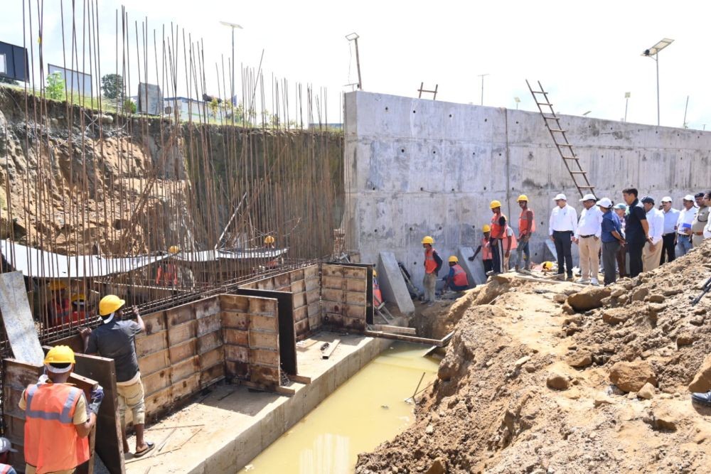 NF Railway GM inspects Bairabi–Sairang Line. (Photo Courtesy: NFR)