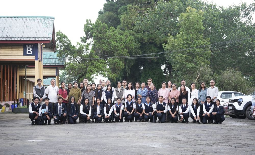 Faculty members and students of Fazl Ali College during the workshop on writing research paper –organized by the Research and Development Cell (RDC) in Mokokchung.